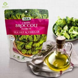 Thumbnail Súp Lơ Xanh Sấy Giòn Vị Giấm Và Muối Biển 25g - Tốt Cho Sức Khỏe - Ăn Vặt Văn Phòng Giảm Cân - Bông Cải Xanh Sấy 2