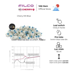 Thumbnail Switch bàn phím cơ Cherry MX2A RGB | Pre-lube (Hộp 70 switch) - Hàng Chính Hãng 2