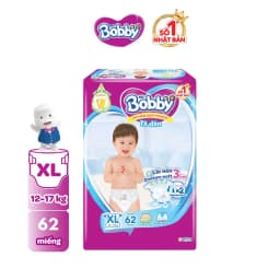 Thumbnail Tã dán Bobby S80/M76/L68/XL62/XXL56 mới- Lõi nén cotton-soft 3mm:S80 2