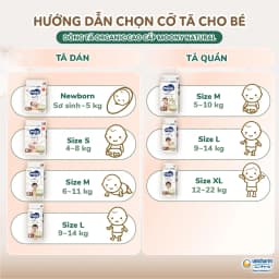 Thumbnail Tã dán Moony Natural/ Moony Dịu Nhẹ siêu cao cấp NB62+4/S58+2/M46/L38 4