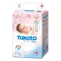Thumbnail Tã dán Nhật Bản Takato siêu mềm mại (XS, 70 miếng) 2