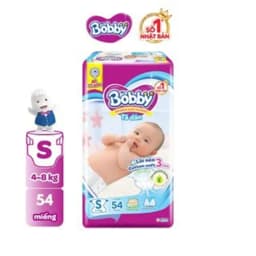 Thumbnail Tã dán sơ sinh Bobby NB70/S54/M46 mới- Lõi nén cotton-soft 3mm 1