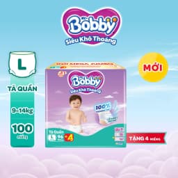 Thumbnail Tã quần Bobby Siêu Khô Thoáng - 100% Thoáng Khí Mega Jumbo  M112/L96/XL84/XXL76 2