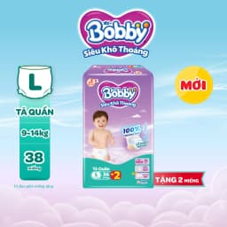 Thumbnail Tã quần Bobby Siêu Khô Thoáng - 100% Thoáng Khí Jumbo S46/M42/L36/XL32/XXL28/XXXL22 3