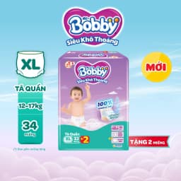 Thumbnail Tã quần Bobby Siêu Khô Thoáng - 100% Thoáng Khí Jumbo S46/M42/L36/XL32/XXL28/XXXL22 4