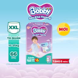 Thumbnail Tã quần Bobby Siêu Khô Thoáng - 100% Thoáng Khí Ultra Jumbo M/L/XL/XXL/XXL 4