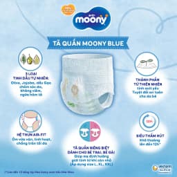 Thumbnail Tã quần cao cấp Moony M52 - Nhập khẩu Nhật Bản 1