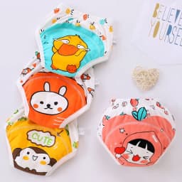 Thumbnail Tã quần cotton LUCKY BIG CAT mỏng họa tiết hoạt hình dễ thương thời trang mùa hè dành cho bé tập đi vệ sinh 3