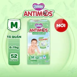 Thumbnail Tã Quần Xua Muỗi Bobby Antimos – Hàng rào Sả tự nhiên Bye Muỗi 8H - M52/L50+2/XL48+4/XXL46+6 2