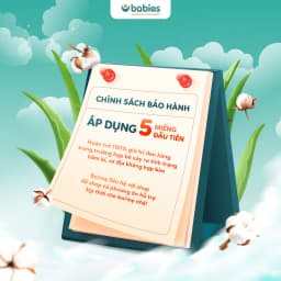 Thumbnail Tã/Bỉm Babies Organic Siêu Mềm Mịn, 2mm Mỏng Thoáng, Lô Hội Ngừa Hăm Bí,Thương Hiệu Bỉm Việt - Size NB/S/M/L/XL/2XL/3XL 3