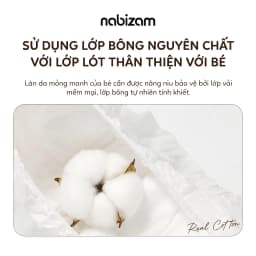 Thumbnail Tã/Bỉm Đêm NABIZAM Signature Nội Địa Hàn, Mềm Mại, Siêu Thấm Hút Size L30/XL26/2XL22/3XL20 Cho Bé 8-25k 3
