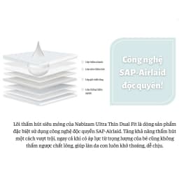 Thumbnail Tã/Bỉm Quần NABIZAM Ultra Thin Nội Địa Hàn, Mềm Mỏng Size M32/L30/XL26/2XL22/3XL20 Cho Bé 6-25kg 4