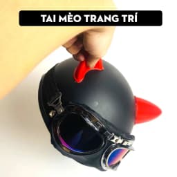 Thumbnail Tai meo gắn mũ bảo hiểm CTFAST, cao cấp, dễ thương chắc chắn 2