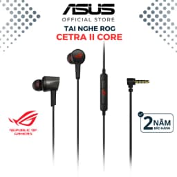 Thumbnail Tai nghe ASUS ROG CETRA II CORE 3.5mm Đen 90YH02V0-B2UA00 BẢO HÀNH 24 THÁNG 1