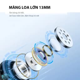 Thumbnail Tai Nghe Bluetooth 5.3 Robot Airbuds T60 White Semi In Ear Playtime 36H Chống Nước IPX4 - Hàng Chính Hãng 4