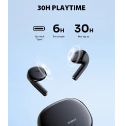 Thumbnail Tai Nghe Bluetooth 5.3 ROBOT T10S Nghe Nhạc 30h Chống Nước IPX4 Hàng Chính Hãng Bảo Hành 12 Tháng 2