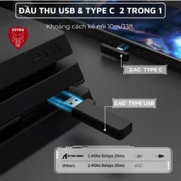 Thumbnail Tai Nghe Bluetooth Chụp Tai Không Dây Headphone Attack Shark L80 Âm Bass 3D Chơi Game Giải Trí 3
