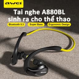 Thumbnail Tai nghe Bluetooth đeo cổ Awei A880BL thể thao chạy bộ, tai bịt, ipx4 Chống Nước super bass 1