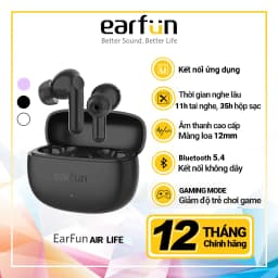 Thumbnail Tai nghe Bluetooth Earfun Air Life kết nối app thời gian nghe 11h bluetooth 5.4 game mode 0,1s 1