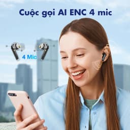 Thumbnail Tai nghe Bluetooth Earfun Air Life kết nối app thời gian nghe 11h bluetooth 5.4 game mode 0,1s 3