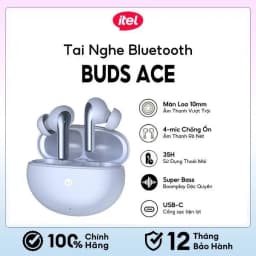 Thumbnail Tai Nghe Bluetooth Itel BudsAce ANC Super Bass 5.3 | 35H Dùng Liên Tục | 4 Mic Chống Ồn | Chính Hãng 1