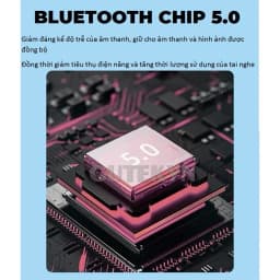 Thumbnail Tai nghe bluetooth không dây Gutek i12 Pro v5.0 nút cảm ứng có mic đàm thoại âm thanh HIFI 2