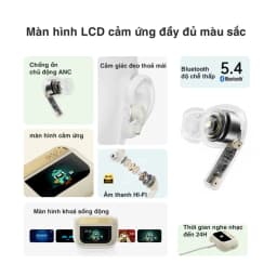 Thumbnail Tai nghe bluetooth không dây nhét tai chống ồn chủ động ANC Rockspace A5 pro TWS có mic BH 12 tháng 1