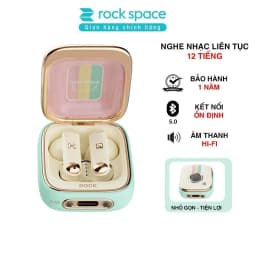 Thumbnail Tai nghe bluetooth không dây nhét tai TWS Rockspace Retro Style có mic chơi game nghe nhạc có BH 1