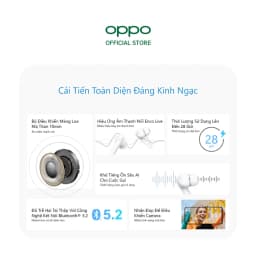 Thumbnail Tai nghe Bluetooth Không Dây OPPO Enco Buds 2 | Âm Bass mạnh mẽ | Pin 28H | Khử ồn cuộc gọi AI - Hàng Chính Hãng 4