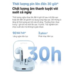 Thumbnail Tai nghe Bluetooth Redmi Buds 6 Active | Thời lượng hoạt động 30h | Micro kép giảm ồn | Giảm độ trễ tốt 3