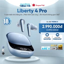 Thumbnail Tai nghe bluetooth soundcore Liberty 4 Pro | Chống ồn ANC 3.0 | Màn hình cảm ứng 1