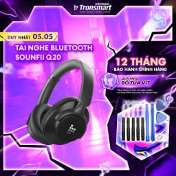 Thumbnail Tai Nghe Bluetooth Tronsmart SOUNFII Q20/Q20s V5.3|  Chống Ồn Chủ Động ANC | 50H chơi nhạc | Bảo hành 12 tháng 1