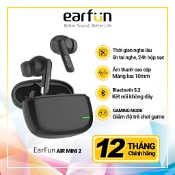 Thumbnail Tai nghe Bluetooth True Wireless Earfun Air Mini 2, bluetooth 5.2, chế độ gaming mode 1