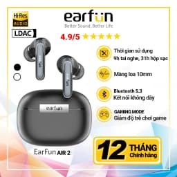 Thumbnail Tai nghe Bluetooth True Wireless Earfun Air 2 (2024) âm thanh LDAC, hires thời gian nghe 9h 1