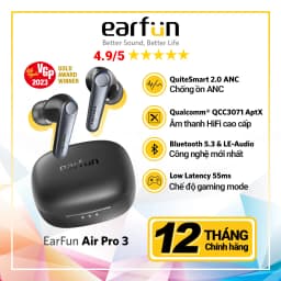 Thumbnail Tai nghe Bluetooth True Wireless Earfun Air Pro 3 lọc gió chống ồn ANC 6 micro bluetooth 5.3 nghe 9h 1
