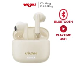 Thumbnail Tai Nghe Bluetooth VIVAN GT2 Cream/ Midnight In-ear Chống Ồn ENC Playtime Đến 40H Chống nước IPX4 1