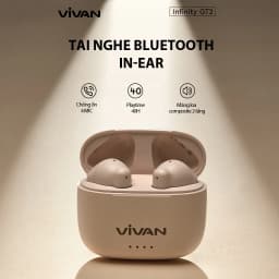 Thumbnail Tai Nghe Bluetooth VIVAN GT2 Cream/ Midnight In-ear Chống Ồn ENC Playtime Đến 40H Chống nước IPX4 2