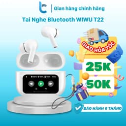 Thumbnail Tai Nghe Bluetooth WIWU T22 Pro Màn Hình Cảm Ứng/ Chống Ồn Chủ Động ANC/ 13 Chức Năng 1