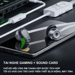 Thumbnail Tai nghe chơi game HOSAN Plextone G21 kèm Gaming Sound Card GS21 hỗ trợ âm thanh đa năng 3