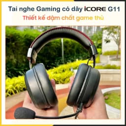 Thumbnail Tai Nghe Chụp Tai Gaming Có Dây iCore G11 - CHÍNH HÃNG STORE 3