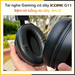 Thumbnail Tai Nghe Chụp Tai Gaming Có Dây iCore G11 - CHÍNH HÃNG STORE 4