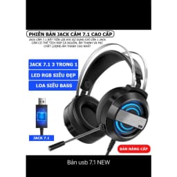 Thumbnail Tai nghe chụp tai gaming Ztu Smart MC Q9 có dây âm thanh vòm 3D mic lọc âm chống ồn đèn led rgb phong cách gaming 1