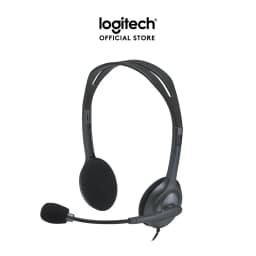 Thumbnail Tai nghe chụp tai Logitech H111 - 1 jack 3.5mm, Mic khử giảm tiếng ồn, âm thanh nổi 1