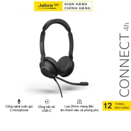 Thumbnail Tai Nghe Chụp Tai On-ear JABRA Connect 4H | Đan Mạch | USB C | 2 microphone | Hàng Chính Hãng 1