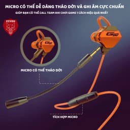 Thumbnail Tai nghe có dây chống ồn cao cấp ZIYOU G10 gaming có mic rời tiện lợi dùng cho pc, laptop, điện thoại 4