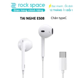 Thumbnail Tai nghe có dây có mic Rockspace ES08 chuẩn cắm TypeC dành cho ip15 samsung huawei xiaomi BH 1 năm 1