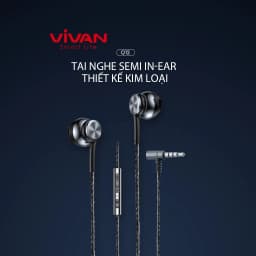 Thumbnail Tai Nghe Có Dây Gaming VIVAN Q12 Thiết Kế Kim Loại Cổng Kết Nối Chữ L 3.5mm Dây Bền Chắc Chắn Hàng Chính Hãng 2