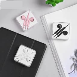 Thumbnail Tai nghe có dây M55 có mic nghe gọi chân cắm jack 3.5mm dùng cho mọi dòng điện thoại laptop máy tính bảng 2