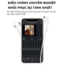 Thumbnail Tai nghe có dây nhét tai cho điện thoại có micro đàm thoại cổng jack cắm ip Type-C âm thanh HIFI - Gutek Y19 4