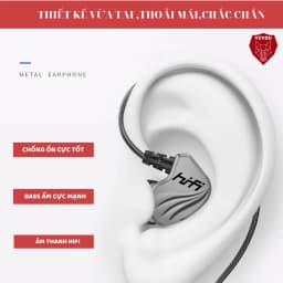 Thumbnail Tai nghe có dây nhét tai ZIYOU S2000 BASS cực khủng Driver Dynamic 14mm chiến hết mọi loại game,chống ồn cực tốt 4